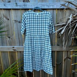 Cottagecore plaid dress